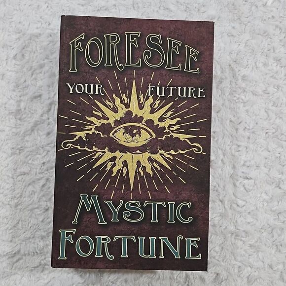 Halloween Mystic Fortune Teller Secret Hidden Storage Book Magnetic Closure - Picture 1 of 7